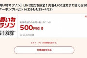楽天市場､7500円以上で使える500円オフクーポン配布 25日20時から利用可能