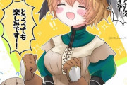 【FGO】後半を楽しみにしているガレスちゃんイラスト！！　「もうすぐアルトリアさんの活躍が見れるんですね！」