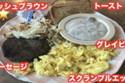 【画像】アメリカ人の朝飯、判明してしまう