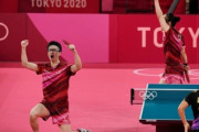 日本卓球、念願叶った…最強の中国破り初の金メダル＝韓国の反応