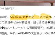 【速報】「AKB48の新センター・⼋⽊愛月」モデルプレスが明記