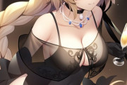 【FGO】みこさんの英霊正装のジャンヌイラスト！！　黒ドレスジャンヌよすぎる////////