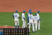 4月20日　日本ハム２－０ロッテ　先発メルセデスが6回2失点の力投も打線が沈黙…僅か3安打の完封負けで連勝ストップ