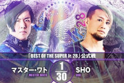 マスター・ワトvsSHO「BEST OF THE SUPER Jr.28」11.29後楽園ホール