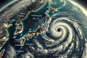 【緊急速報】台風10号さん、関東壊滅へ。。。