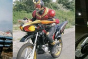 仮面ライダーはバイクに乗ってるとさらに格好良くなるな