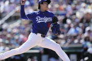 ドジャース山本由伸、ピリッとしない投球に心配の声「シーズン入ってこんなピッチングだとめちゃくちゃ叩かれる…」