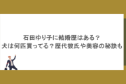 石田ゆり子に結婚歴はある？犬は何匹買ってる？歴代彼氏や美容の秘訣も