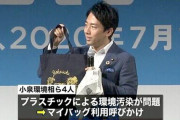【レジ袋有料化】政府答弁「レジ袋有料化は義務ではない。単なる 強い推奨 にすぎなかった。」