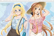 《ソードアートオンライン》B2タペストリー「アスナ＆アリス」予約開始！２人のいつもと違うキュートな姿