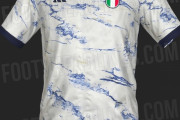 ◆悲報◆「酷い」「ゴミだ」イタリア代表の新アウェーユニ流出、”大理石”デザインが不評