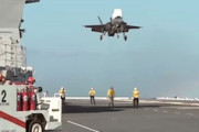 【動画】海上自衛隊の護衛艦「いずも」に米最新戦闘機F-35Bが着艦。