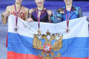 グランプリファイナル2019 女子シングル ロシアの“3天才”が女子初の1カ国表彰台独占、Vの アリョーナ・コストルナヤ 「とてもうれしい」