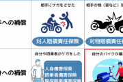 バイクの保険で一番安い対人対物の補償のみのやつ入ったんやけど
