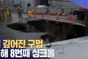 韓国名物、道路陥没。10年間で2000件超え……いつどこででも自動車が道路に消えていく