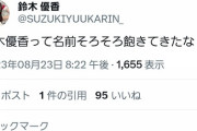 【朗報？】鈴木優香さん、改名か！？