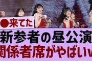 新参者の昼公演関係者席がやばいw【乃木坂工事中・乃木坂46・乃木坂配信中】