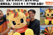 レノファ山口FCが「ブチでかいレノ丸」を30体限定販売！高さ80cm＆重さ8kgで55000円