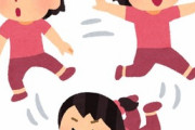 産婦人科にて。付き添いで来た父親が3～4歳くらいの女児を放置して椅子で寝ていた。女児は産婦人科内を動き回り「一緒に遊ぼう！ねえ聞いてるの？(怒)」