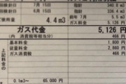 【超絶悲報】俺氏のガス料金、一線を超えてしまうｗｗｗｗｗｗｗｗｗｗ