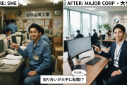 クソ頭悪い大学出て中小企業に勤めてた知り合いが大手に転職してたんだけど