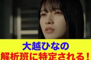【乃木坂46】大越ひなの、解析班に特定される！