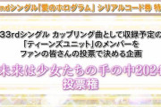 誰が強い！？「ティーンズユニット」投票企画ｷﾀ━━!!