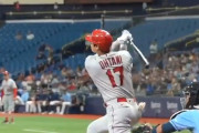 大谷翔平、初回先頭打者138.7mホームラン