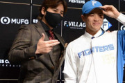 日本ハム孫易磊がエスコンで入団会見「凄くワクワク」　新庄監督は二刀流にも期待