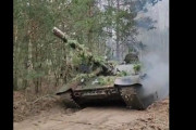スロベニア供与のM55でも重戦車だな、こんなん来たらもう無理…ウクライナ軍第47機械化旅団所属！