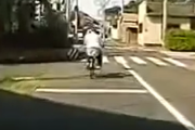 【動画】自転車お爺さんと自動車お婆さんのとんでもない交通事故映像がコチラ・・・