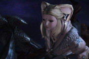 【FF14】ヴィエラの耳さん、とあるムービー中に曲がりながら回転してしまう