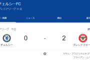 【悲報】チェルシーさん、泥沼の5連敗でガチでヤバいｗｗｗｗｗｗｗｗｗｗｗ