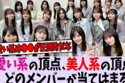 【乃木坂46】かわいい系の頂点と美人系の頂点ってそれぞれどのメンバーだと思う？
