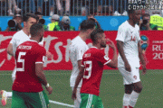 【GIF】 サッカー選手は発勁を使っているというGIFwwwwwwwww