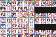 【画像】ウマ娘90人の「美少女度Tier表」、完成する