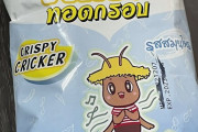 【グロ注意】タイのコオロギスナック菓子