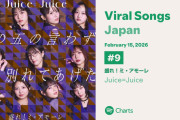 【速報】Spotify JAPANバイラルチャート最新にJuice=Juice『盛れ！ミ・アモーレ』2種、他ハロプロ楽曲多数ランクイン！