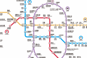 名古屋市営地下鉄の路線図がこちら。どこの駅住みたい？？？？？