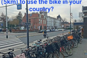オランダ人「5kmという短い距離なら自転車を使うのが普通だよな？」