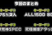 【新台】Pゴッドイーターのキーワード「75%突入」「ALL1500 80%」「神撃荒神SPEC」「究極捕喰アタッカー」
