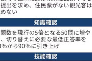 外国人の免許切り替え厳格化 問題5倍の50問に 旅行客は認めず