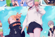 【FGO】アビーちゃん＆女モレーちゃん！！　多段アイス持った二人可愛いですね！！