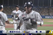 山田哲人、阪神才木から逆転スリーランホームラン！！！！