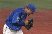 DeNA森唯斗、気合のマウンド　同点の最終回を抑えて吼える！