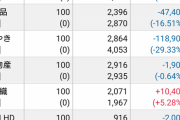 【画像】僕、株式投資273万の投資した結果wwwwwwwwwww