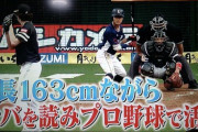 西武の水口とかいう163cmで活躍した選手wwww