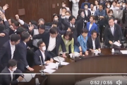 【入管法改正案】参院委で無事可決も、採決時に特定野党が大暴れ（国会動画）