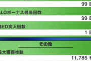 【スマスロSAO】ALOで103連したけど、表記は99でストップ。ダイトモも3桁表記対応してないんだな。