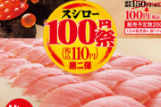 【朗報】スシローでイクラ100円！！　大トロ100円！！！